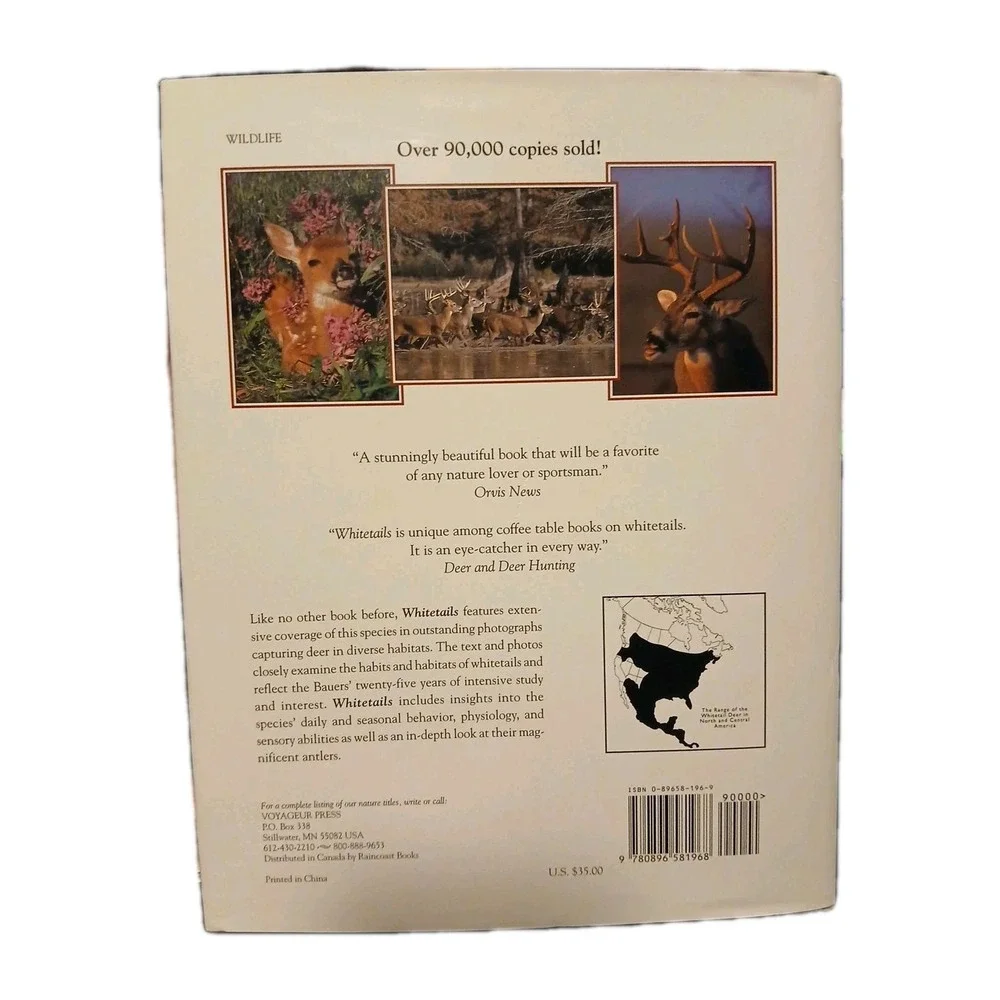 Bauer, Erwin A. Whitetails Behavior Ecology Conservation. 1993 Illustrated #B41